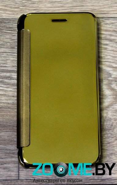 Чехол для iPhone 7 книга Newstyle золотой