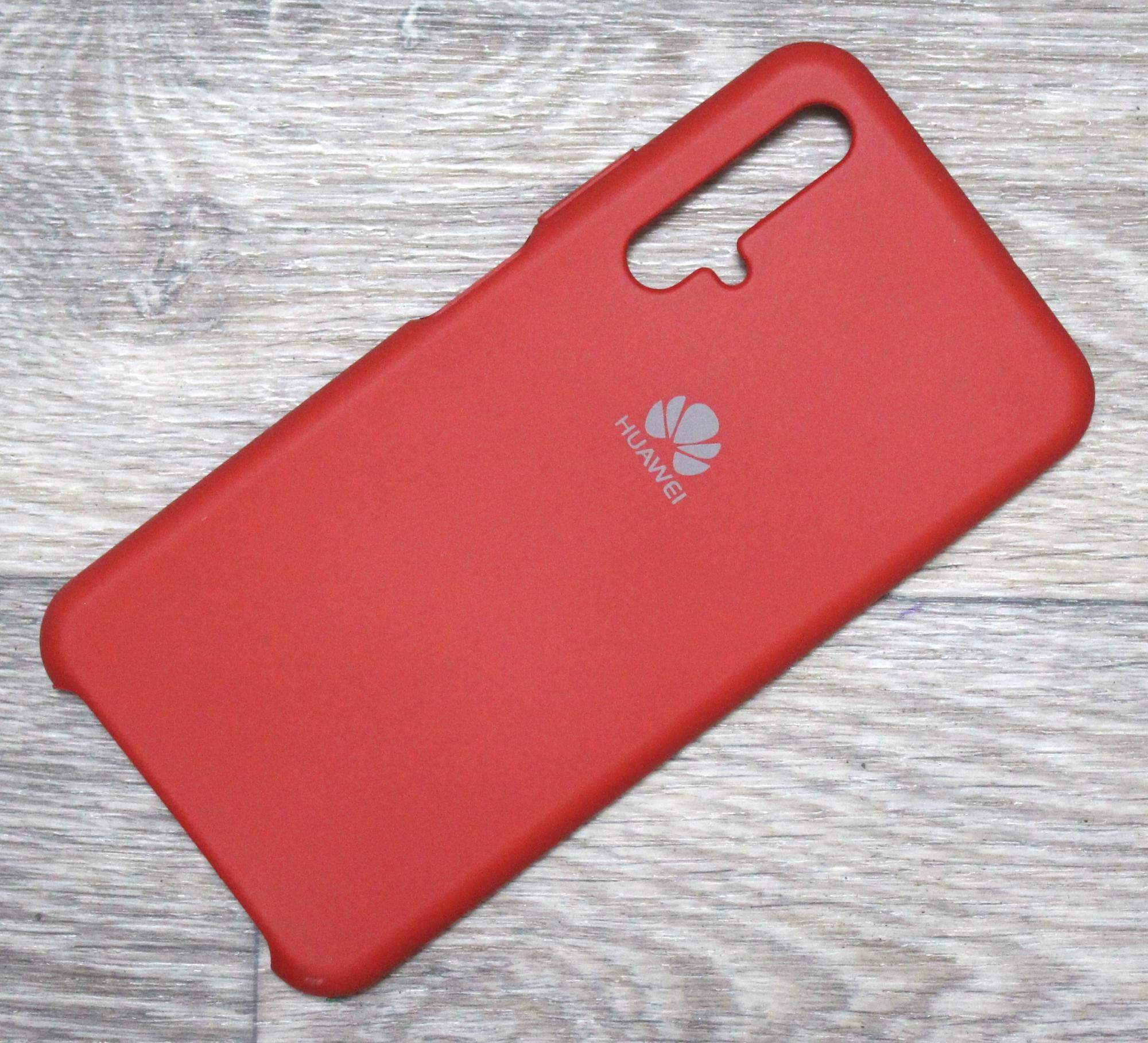 Чехол для Huawei Honor 20/Nova 5T Silicone Case красный