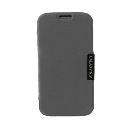 Чехол для Samsung i9500 Galaxy S IV книга VIP Case серый