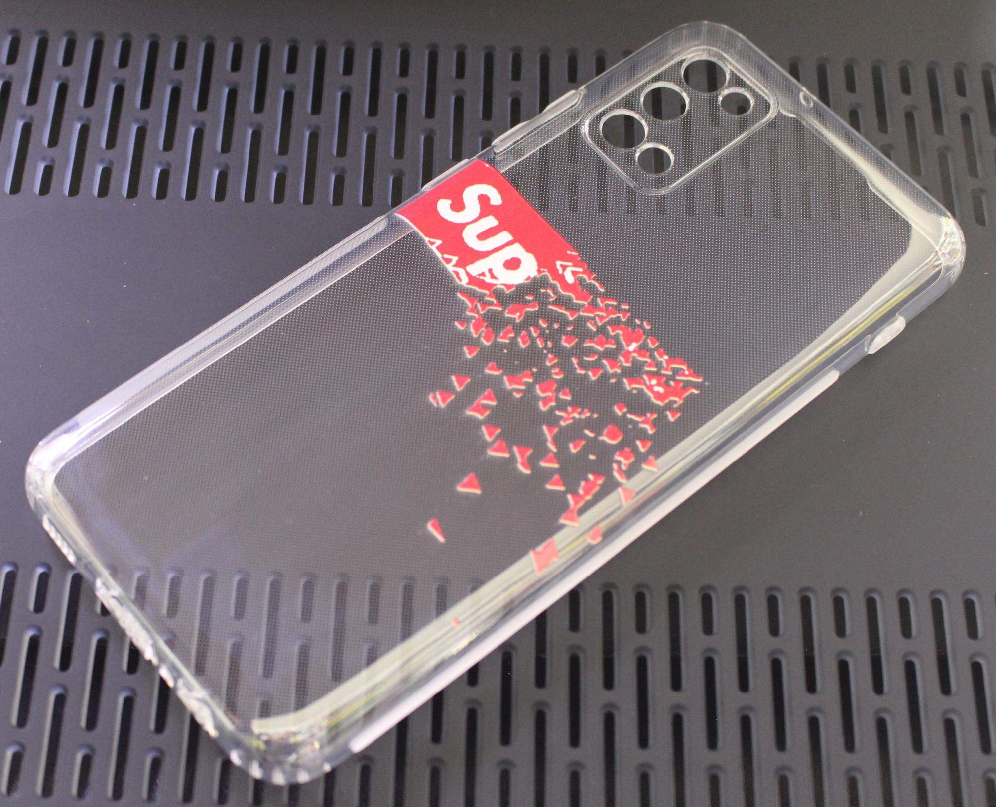 Чехол для Samsung Galaxy A02S силиконовый прозрачный supreme с защитой для камеры