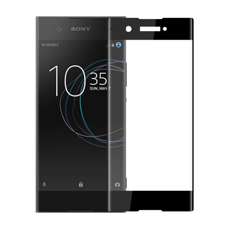 Защитное стекло на экран для Sony Xperia XA1 Ultra Glass Pro черное