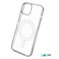 Чехол для iPhone 16 Plus с MagSafe силиконовый прозрачный