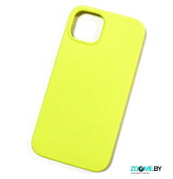 Чехол для iPhone 13 Silicone case желтый