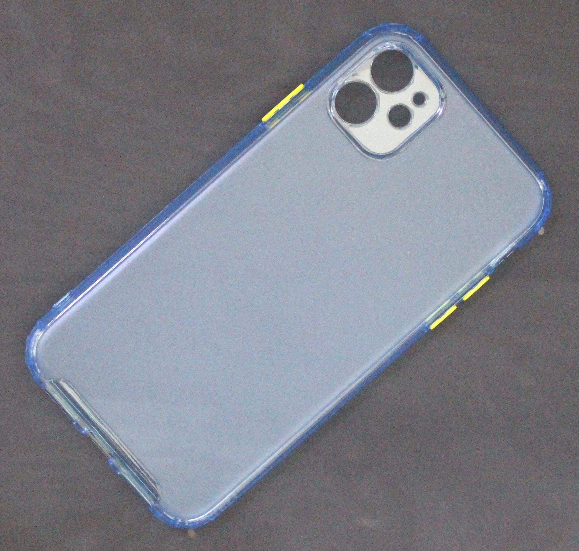 Чехол для iPhone 11 HQ Case матовый голубой