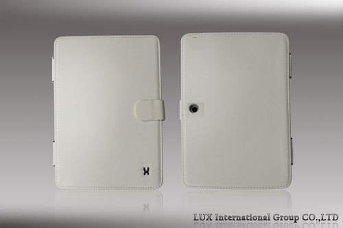 Чехол для Samsung Galaxy Tab 2 10.1 (GT-P5100) книга Lux Case белый