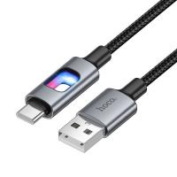 Кабель USB Type-C Hoco U144 1.2м 3.0А, черный