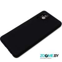 Чехол для Samsung Galaxy A22 4G черный с защитой камеры