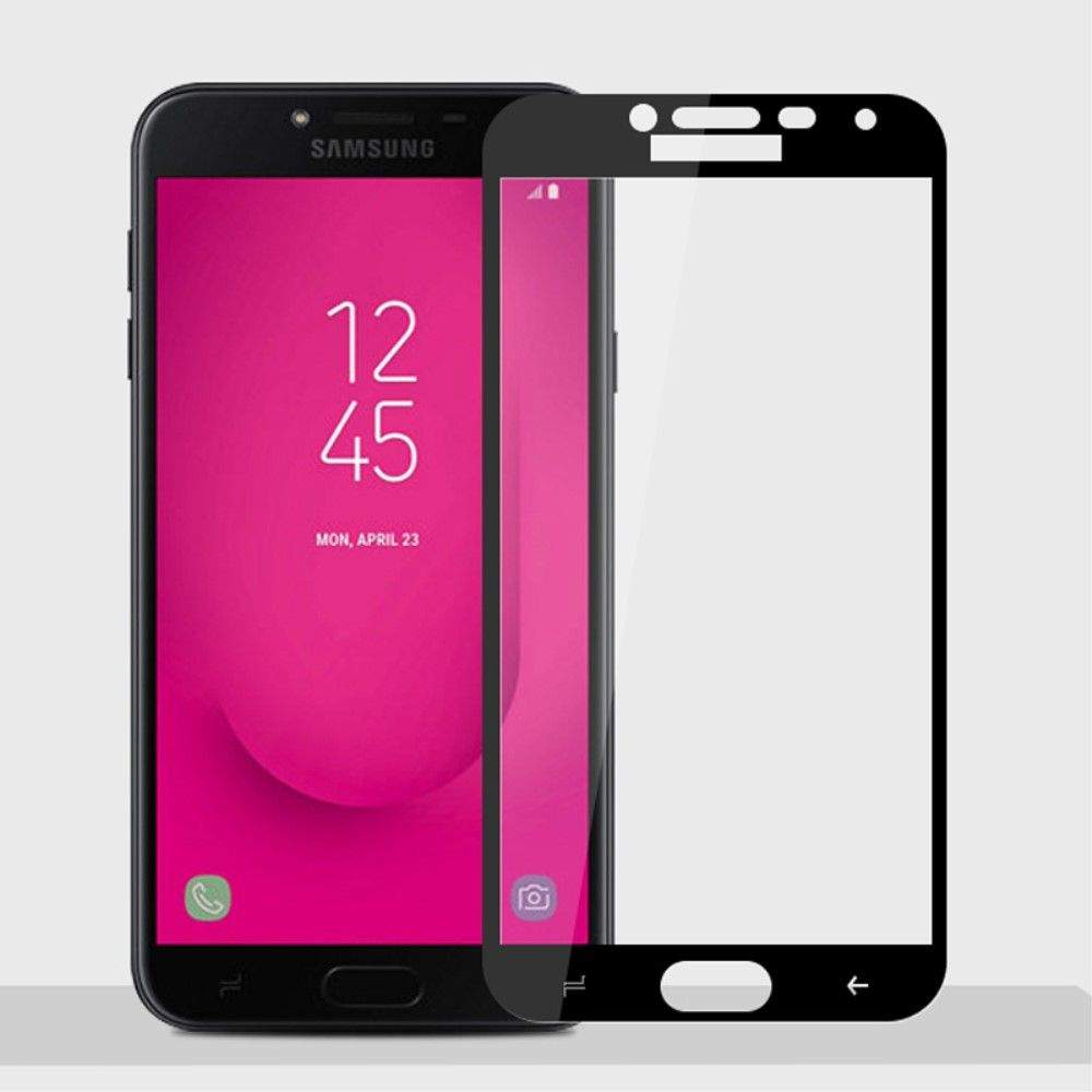 Защитное стекло на экран для Samsung Galaxy J4+ plus (2018) Glass 3D черное