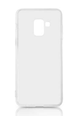 Чехол для Samsung Galaxy A8 (2018) силиконовый глянцевый прозрачный