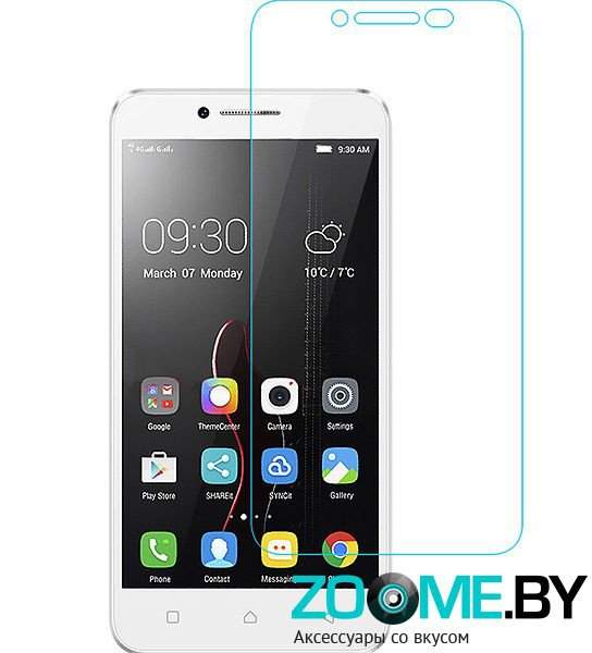 Стеклянная защитная пленка на экран для Lenovo Vibe C (A2020) Glass 0.33мм