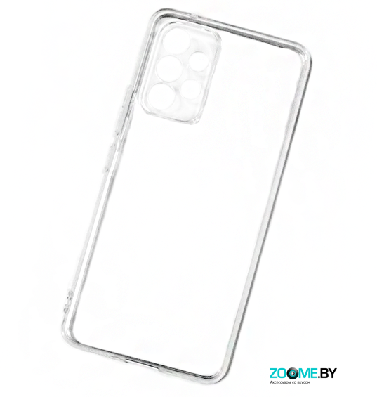 Чехол для Samsung Galaxy A53 силиконовый прозрачный
